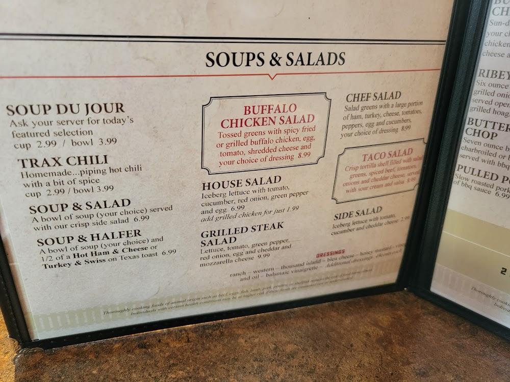 The Trax Northside Grill Menu image 3